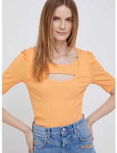 Majica kratkih rukava Dkny boja: narančasta