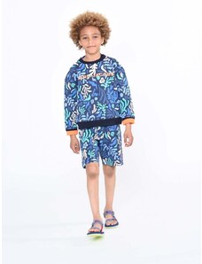 Dječja dukserica Marc Jacobs boja: tamno plava, s uzorkom