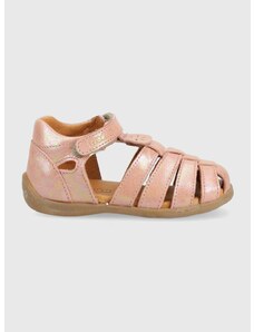 Dječje kožne sandale Froddo boja: ružičasta