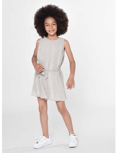 Dječja haljina Michael Kors boja: bež, mini, širi se prema dolje