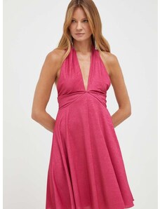 Haljina MAX&Co. boja: ružičasta, mini, širi se prema dolje