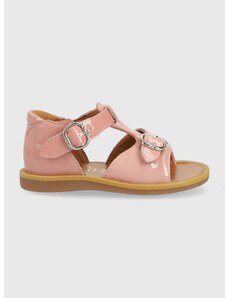 Dječje kožne sandale Pom D'api boja: ružičasta
