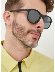 Sunčane naočale Armani Exchange za muškarce, boja: crna