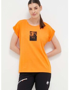 Sportska majica kratkih rukava Mammut Mountain boja: narančasta