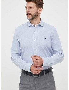 Pamučna košulja Polo Ralph Lauren za muškarce, regular, s klasičnim ovratnikom