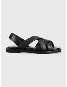 Kožne sandale Gant Khiria za žene, boja: crna, 26561832.G00
