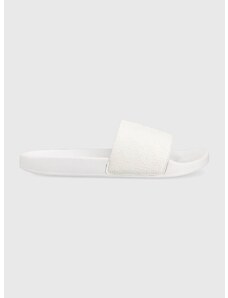 Natikače Calvin Klein POOL SLIDE - MONO za žene, boja: bijela, HW0HW01624