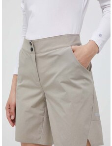 Kratke outdoor hlače Rossignol boja: bež, glatki materijal, visoki struk