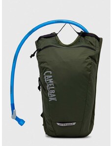 Biciklistički ruksak s mjehurom za vodu Camelbak Hydrobak Light boja: zelena, mali, s tiskom