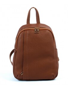 Luksuzna Talijanska torba od prave kože VERA ITALY "Katima", boja konjak, 28x23cm