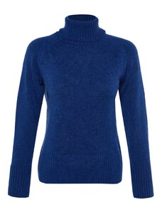 Trendyol Saks mekani teksturirani osnovni džemper od pletenine