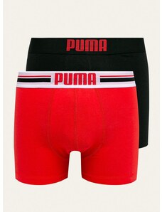 Bokserice Puma 2-pack za muškarce, boja: crvena