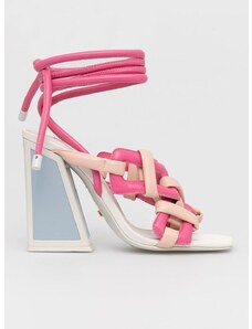 Kožne sandale Kat Maconie Monira boja: ružičasta