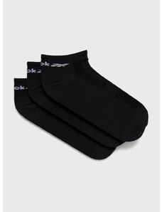 Čarape Reebok za muškarce, boja: crna
