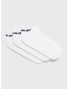 Čarape Reebok za žene, boja: bijela