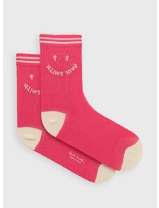 Čarape PS Paul Smith za žene, boja: ružičasta