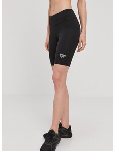 Kratke hlače Reebok za žene, boja: crna, GL4694-BLACK