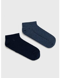 Čarape Levi's boja: tamno plava