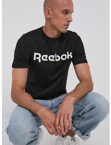 Pamučna majica Reebok Street boja: crna, GJ0136.100042232