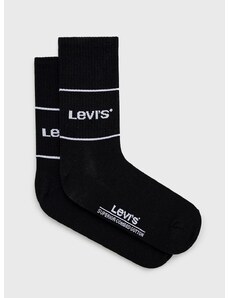 Čarape Levi's boja: crna, 37157.0666-black