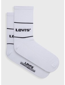 Čarape Levi's boja: bijela