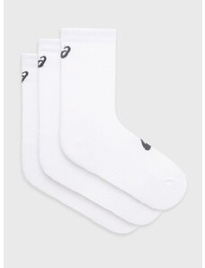 Čarape Asics (3-pack) za žene, boja: bijela
