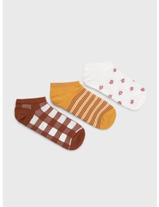 Čarape GAP za žene, boja: smeđa