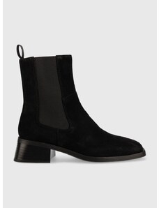 Gležnjače od brušene kože Vagabond Shoemakers Blanca za žene, boja: crna, s debelom potpeticom
