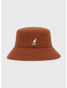 Vuneni šešir Kangol boja: smeđa, vuneni