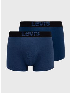 Bokserice Levi's (2-pack) za muškarce, boja: plava, 37149.0621-darkblueco