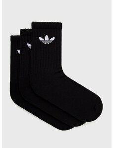 Čarape adidas Originals (3-pack) boja: crna, HC9547-BLK/WHT
