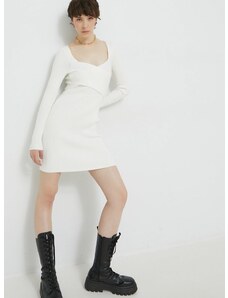 Haljina Abercrombie & Fitch boja: bijela, mini, uske