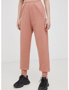 Pamučne hlače Reebok Classic za žene, boja: narančasta