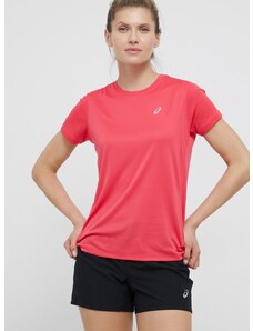 Majica kratkih rukava za trčanje Asics boja: ružičasta