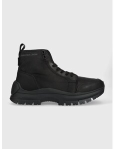 Cipele Calvin Klein Jeans Hiking Laceup Boot za muškarce, boja: crna