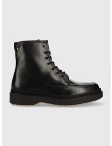 Kožne cipele Tommy Hilfiger za muškarce, boja: crna