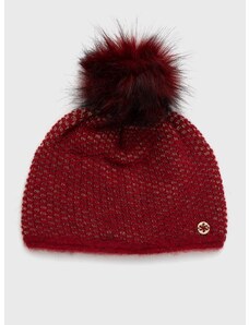 Kapa s dodatkom vune Granadilla boja: crvena