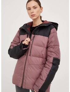 Snowboard jakna Volcom za žene, boja: ljubičasta