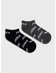 Čarape Puma (2-pack) 907947 za žene, boja: crna