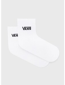 Čarape Vans za žene, boja: bijela