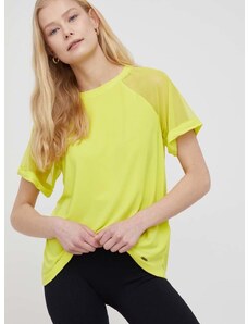 Bluza Dkny za žene, boja: žuta, glatka