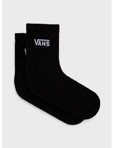 Čarape Vans za žene, boja: crna