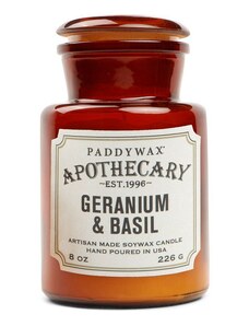 Paddywax Mirisna svijeća od sojinog voska Geranium and Basil