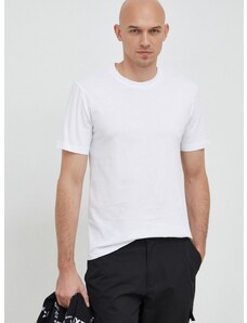 Pamučna majica Trussardi boja: bijela, glatki model