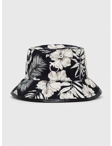Pamučni šešir Pinko boja: crna, pamučni