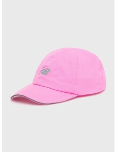 Kapa New Balance boja: ružičasta, s tiskom