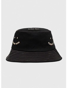 Pamučni šešir PS Paul Smith boja: crna, pamučni