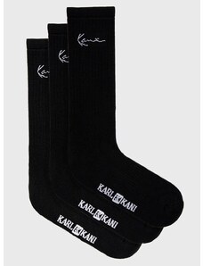 Čarape Karl Kani boja: crna