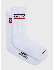 Čarape Levi's za muškarce, boja: bijela, 37157.0735-white