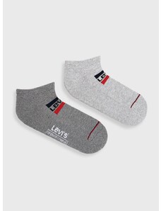Čarape Levi's za muškarce, boja: siva, 37157.0767-greycombo